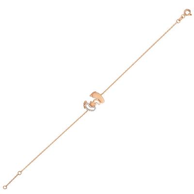 Altıntaç 0,09 Karat Ailem Pırlanta Bileklik 11111-PYZ0641