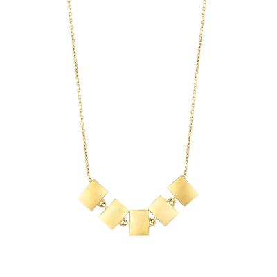 Altıntaç Altın Beşli Kare Kolye KL1611A