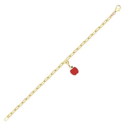 Altıntaç Altın Elma Charm Bileklik BL2876A