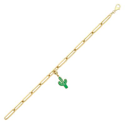 Altıntaç Altın Kaktüs Charm Bileklik BL2885A