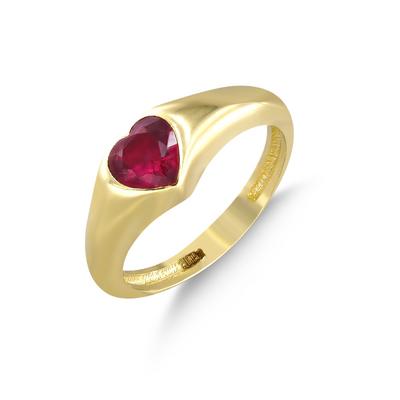 Altıntaç Altın Kalp Taşlı Yüzük YZ2485A