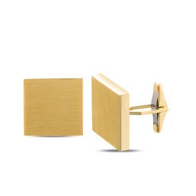 Altıntaç Altın Kare Kol Düğmesi KDM0006