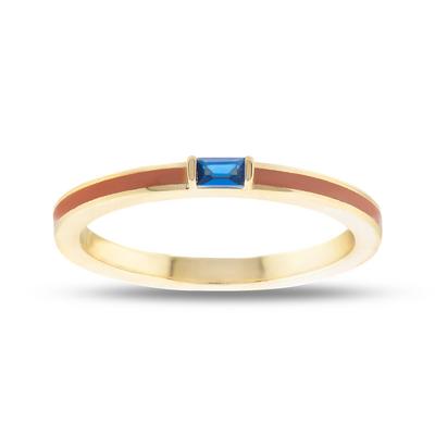 Altıntaç Altın Lacivert Taşlı Mineli Yüzük YZ2464B