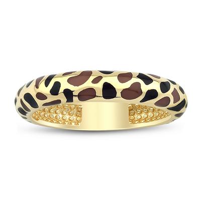 Altıntaç Altın Leopar Desenli Yüzük YZ2463C
