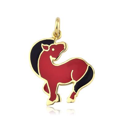 Altıntaç Altın Mineli At Kolye Ucu KU2581A