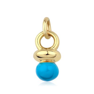 Altıntaç Altın Mineli Emzik Kolye Ucu KU2214A