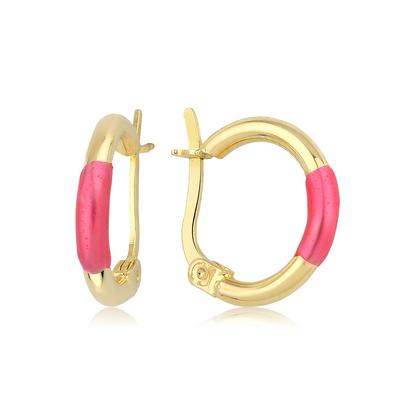 Altıntaç Altın Mineli Halka Küpe KP2704A