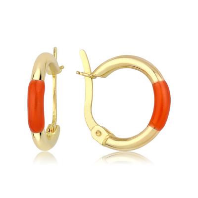 Altıntaç Altın Mineli Halka Küpe KP2704C