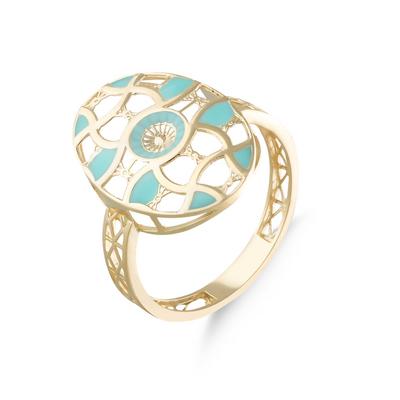 Altıntaç Altın Mineli Oval Yüzük YZ2479A