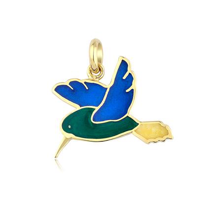 Altıntaç Altın Mineli Sinek Kuşu Kolye Ucu KU2589A