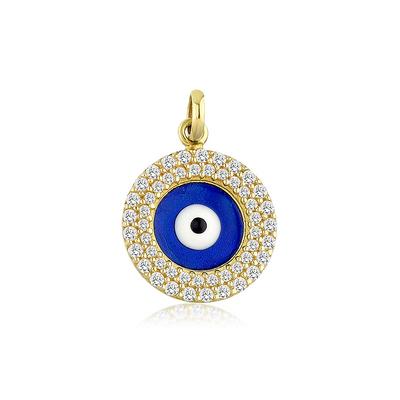 Altıntaç Altın Mineli Taşlı Nazar Göz Kolye Ucu KU0530C