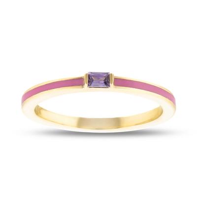 Altıntaç Altın Mor Taşlı Mineli Yüzük YZ2464D