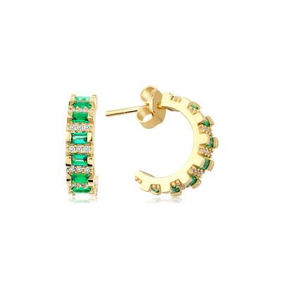 Altıntaç Altın Renkli Taşlı Küpe KP2453C