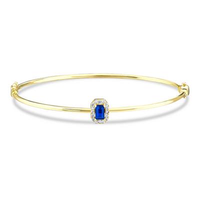 Altıntaç Altın Safir Renkli Taş Bilezik KE2451A