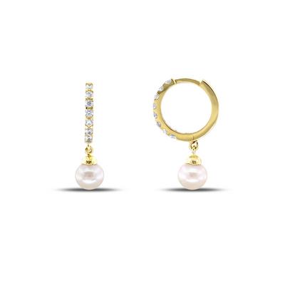 Altıntaç Altın Sallantılı İnci Küpe KP2690A