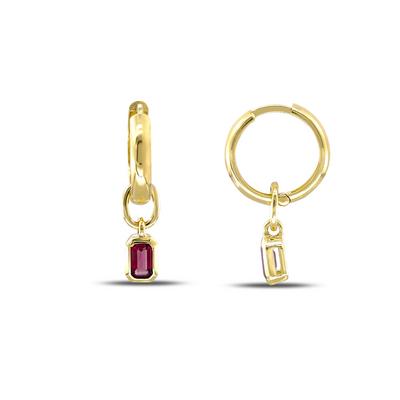 Altıntaç Altın Taşlı Sallantılı Küpe KP2695A