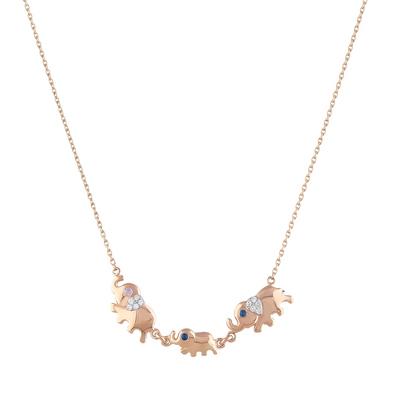 Altıntaç 0,01 Karat Pırlantalı Fil Kolye 11370-PKL0688