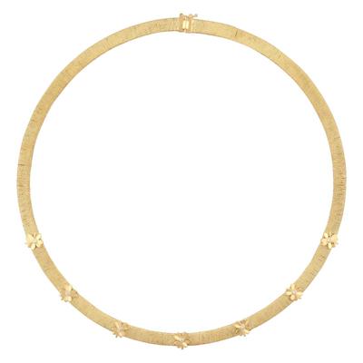 Altıntaç 0,09 Karat Pırlanta Papatyalı 6mm Milano Zincirli Kolye 11513-PKL0722